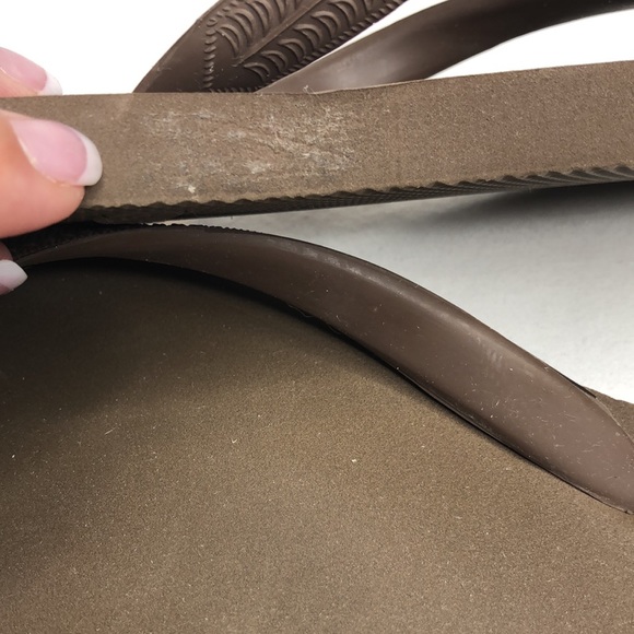 J. Crew Vintage ORIGINAL Flip-Flops, extra light, velvety soft, but firm bed; W7 - Picture 10 of 14